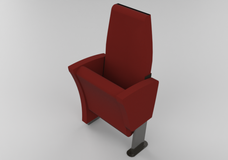 Sofás 3D Poltrona para cinema ACCA software