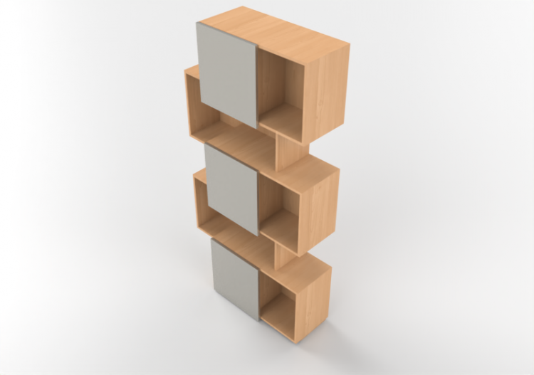 Librerie 3D - Libreria in legno - ACCA software