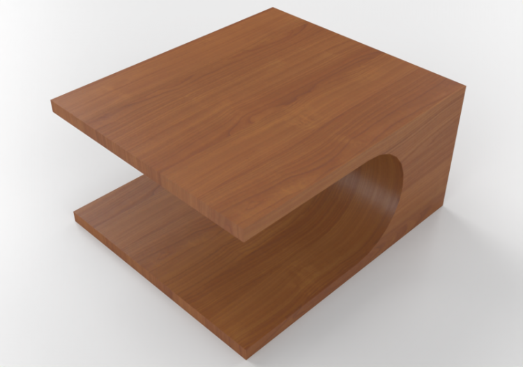 Letti 3D - Comodino in legno - ACCA software