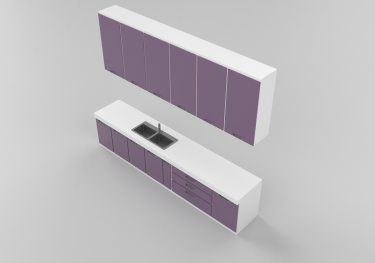 Cozinhas 3D - Móvel para cozinha - ACCA software