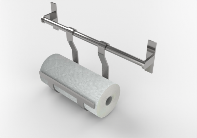 Accessoires 3D - Porte-rouleau de cuisine - ACCA software