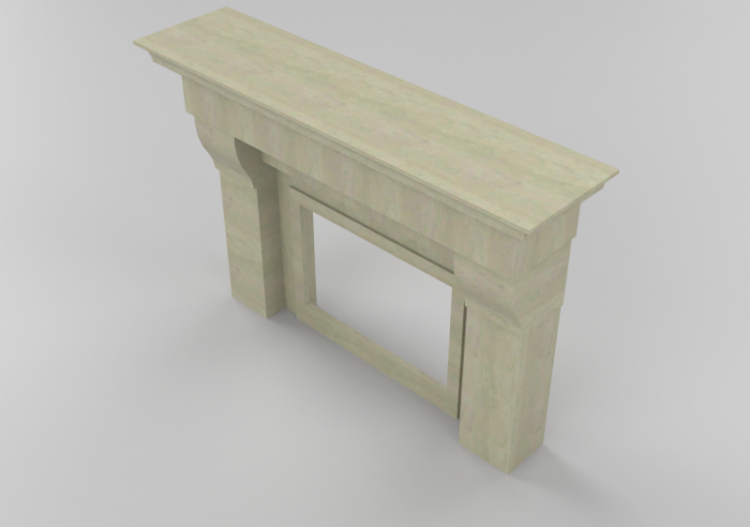 Camini 3D - Caminetto in pietra - ACCA software