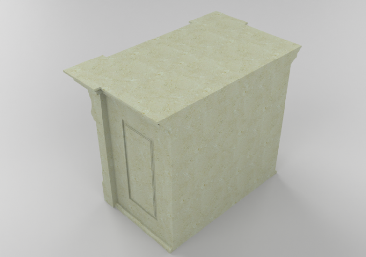 Foyers et Cheminées 3D - Cheminée en pierre - ACCA software