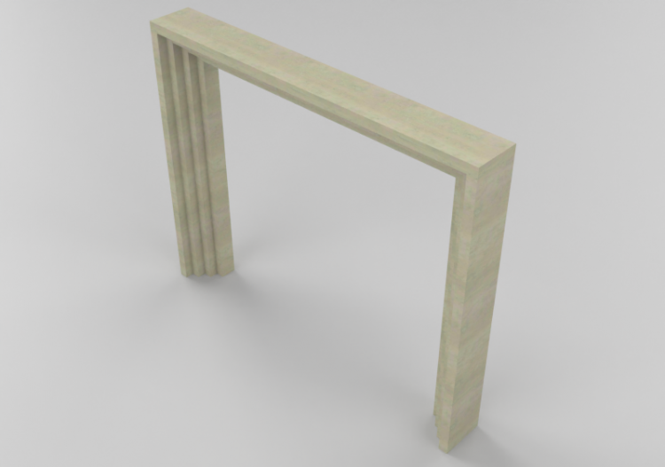 Camini 3D - Rivestimento per camino classico - ACCA...