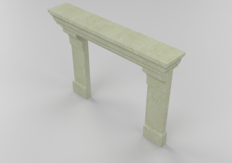 Foyers et Cheminées 3D - Revêtement pour cheminée classique...