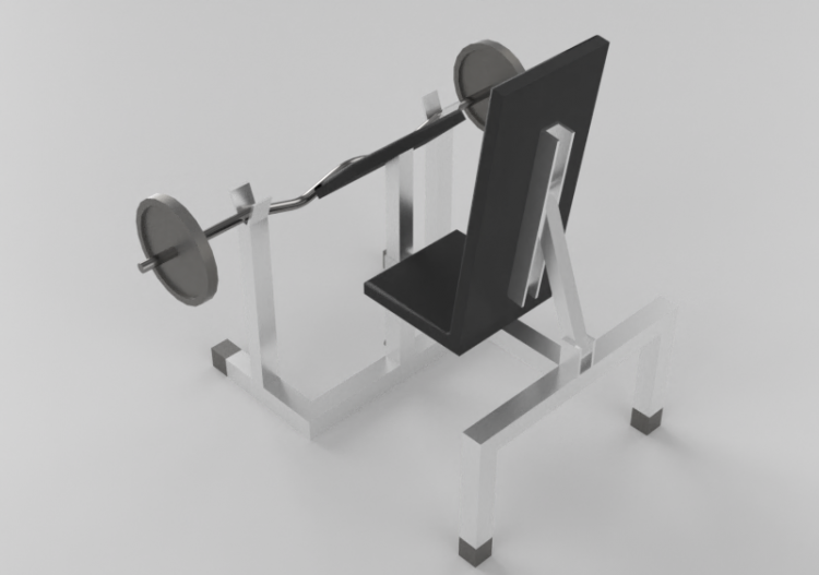 Fitness 3D - Scott Bench - ACCA software