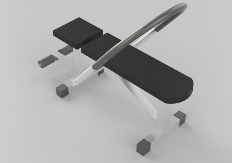 Fitness 3D - Banc pour abdominaux - ACCA software