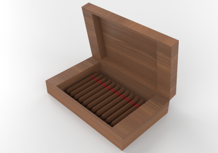 配饰 - Box with cigars - ACCA software