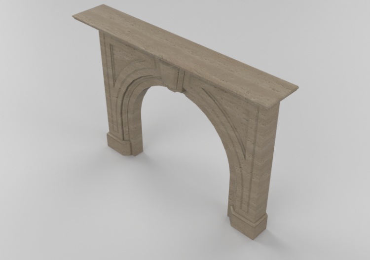 Camini 3D - Rivestimento per camino classico - ACCA...