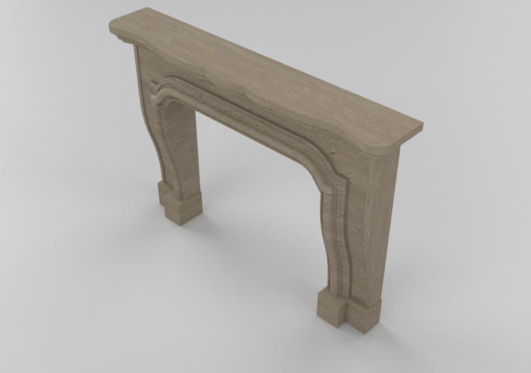 Foyers et Cheminées 3D - Revêtement pour cheminée classique...