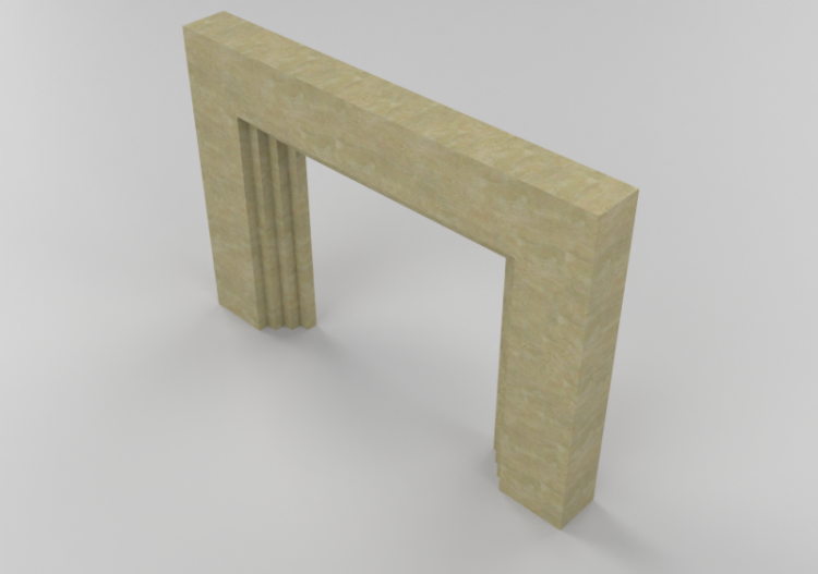 Foyers et Cheminées 3D - Revêtement pour cheminée classique...