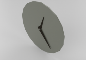 3D Clocks - Wooden Clock
