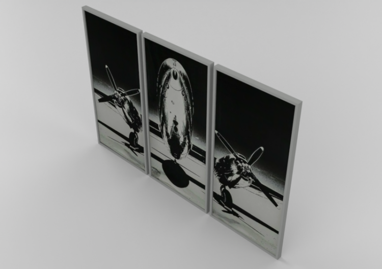 Quadros 3D - Quadro para sala de estar - Kare - 38445 -...