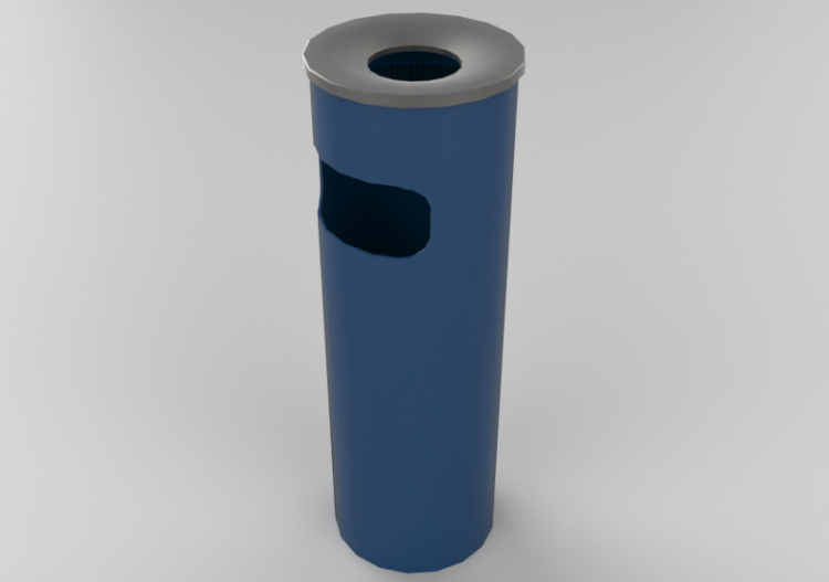 Accesorios 3D - Cubo de basura con cenicero - Hobbyka -...