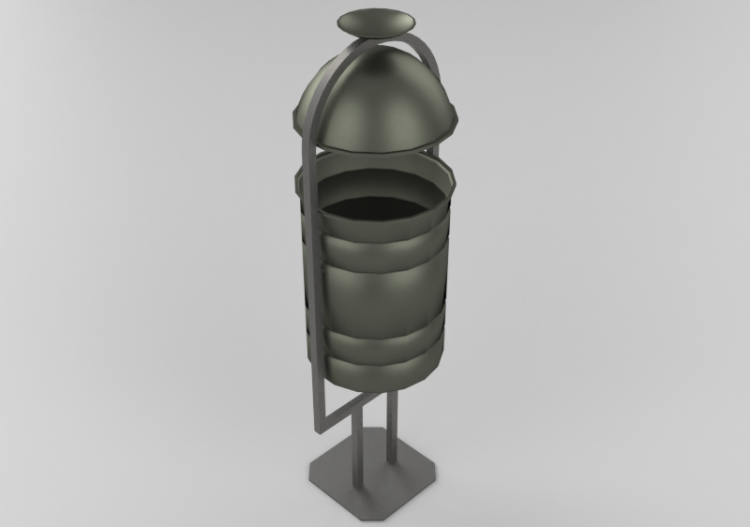 3D Accessories - Waste Bin - Hobbyka - 114 - ACCA software