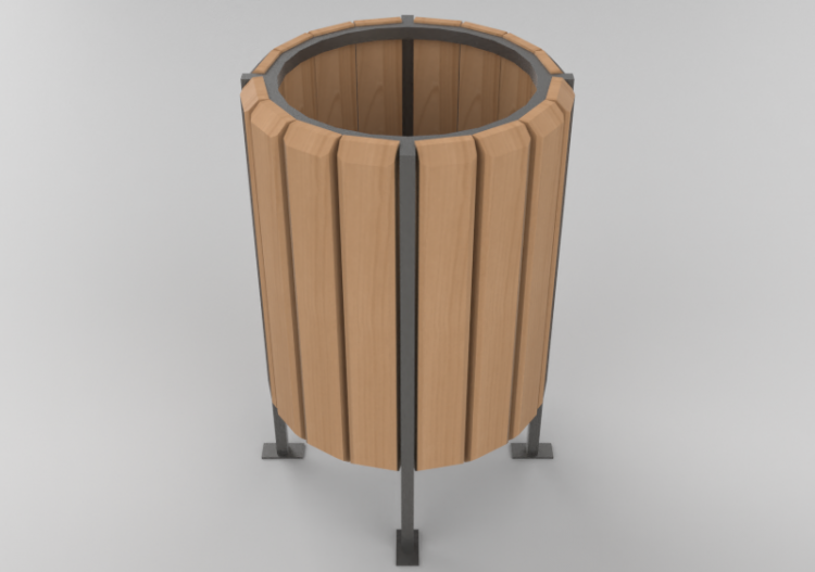 3D Accessories - Waste Bin - Hobbyka - Geo - ACCA software