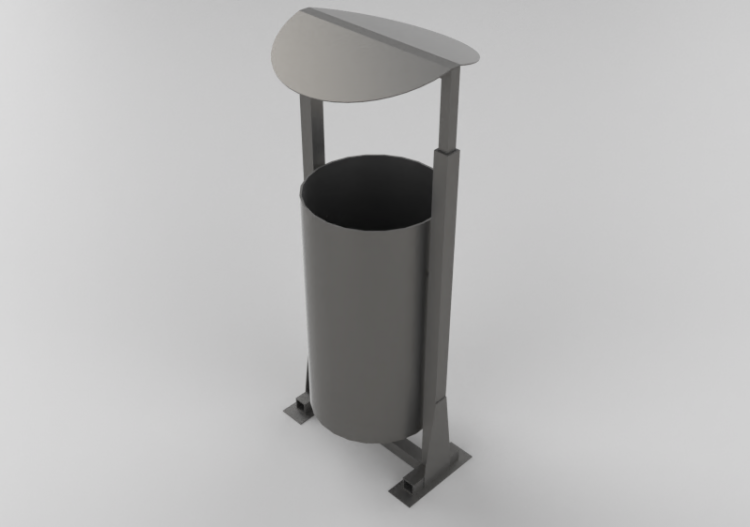 Accessoires 3D - Poubelle - Hobbyka PA013 - ACCA software