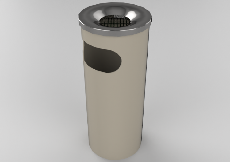 3D Zubehör - Abfalleimer mit Aschenbecher - Hobbyka - PA027...