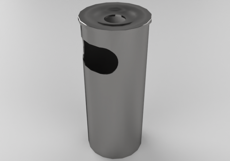 3D Zubehör - Abfalleimer mit Aschenbecher - Hobbyka - PA031...