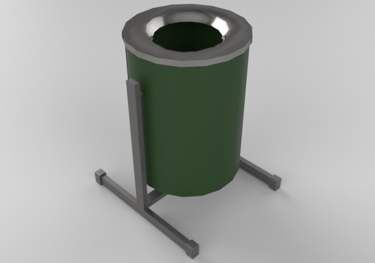 Accessori 3D - Cestino portarifiuti - Hobbyka - PA001 -...
