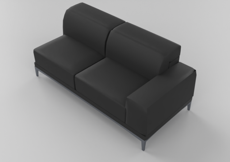 3D Sofa - Two seater sofa - Natuzzi - Borghese - 2826 -...