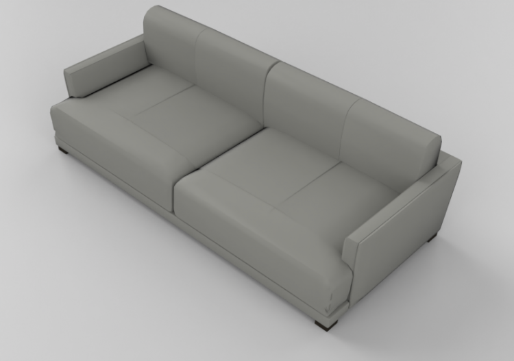 3D Sessel und Sofas - Sofa 2-Sitzer - Natuzzi - Erasmo -...