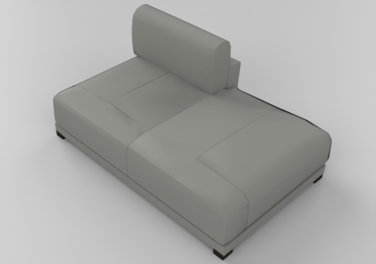 3D Sessel und Sofas - Sofa 2-Sitzer - Natuzzi - Erasmo -...