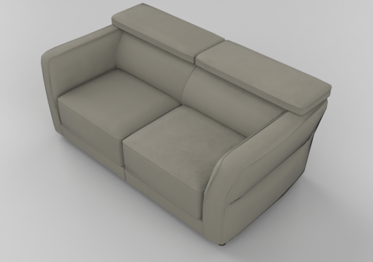 Poltronas y Sofás 3D - Sofá dos plazas - Natuzzi - Notturno...