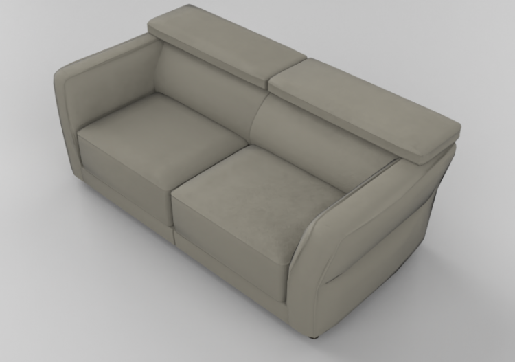 Poltronas y Sofás 3D - Sofá dos plazas - Natuzzi - Notturno...