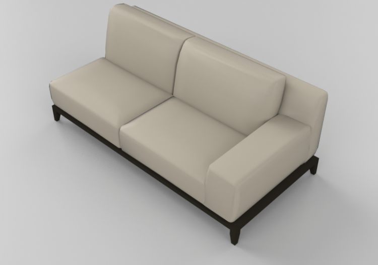 3D Sessel und Sofas - Sofa 2-Sitzer - Natuzzi - Opera -...
