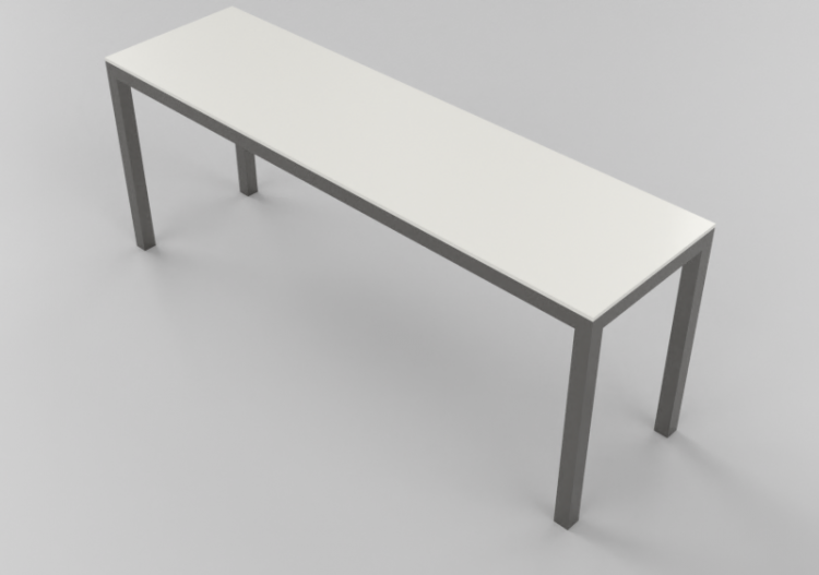 3D Tables - Rectangular table - Sierra - Brasilidades-...