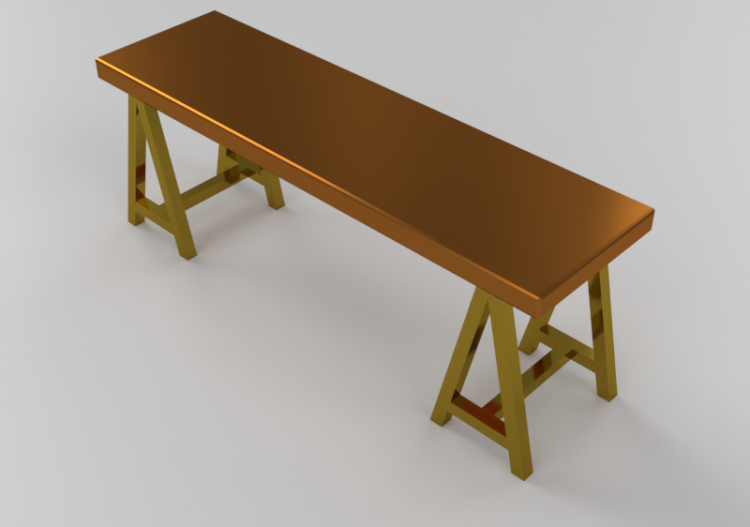 Tavoli 3D - Tavolo rettangolare - Sierra - Brasilidades -...