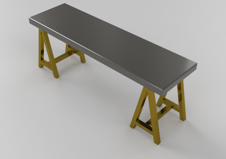 3D Tables - Rectangular table - Sierra - Brasilidades -...