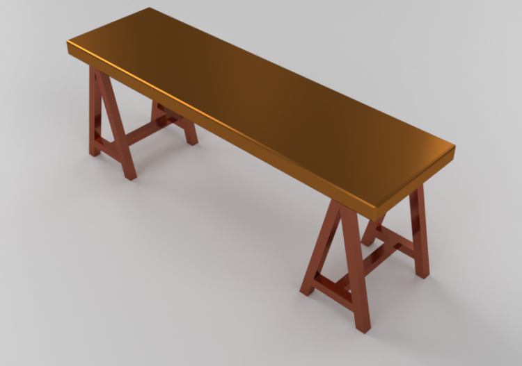 3D Tables - Rectangular table - Sierra - Brasilidades -...