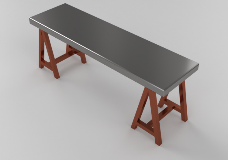 3D Tables - Rectangular table - Sierra - Brasilidades -...
