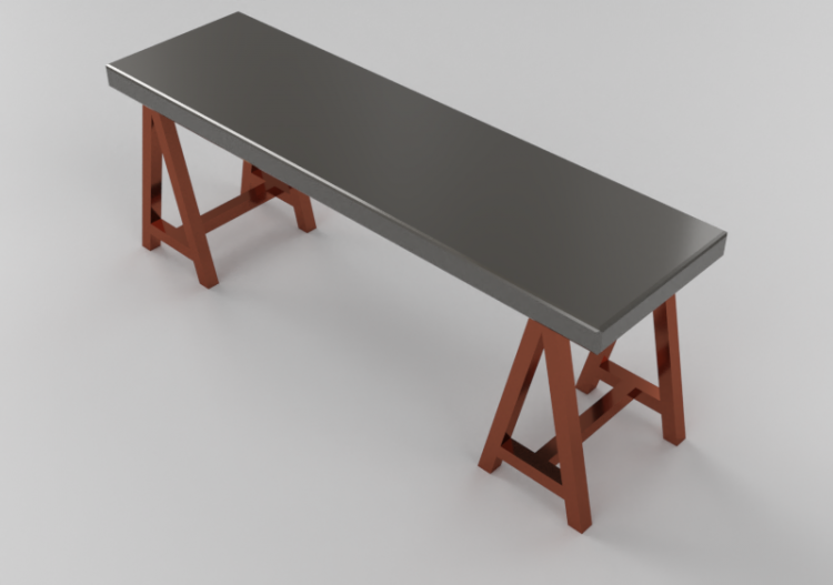 3D Tables - Rectangular table - Sierra - Brasilidades -...