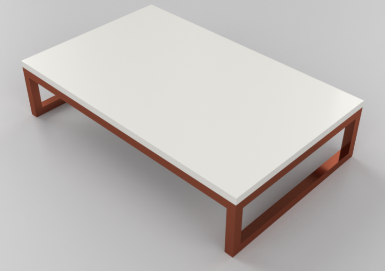 Mesas 3D - Mesa rectangular - Sierra - Brasilidades -...