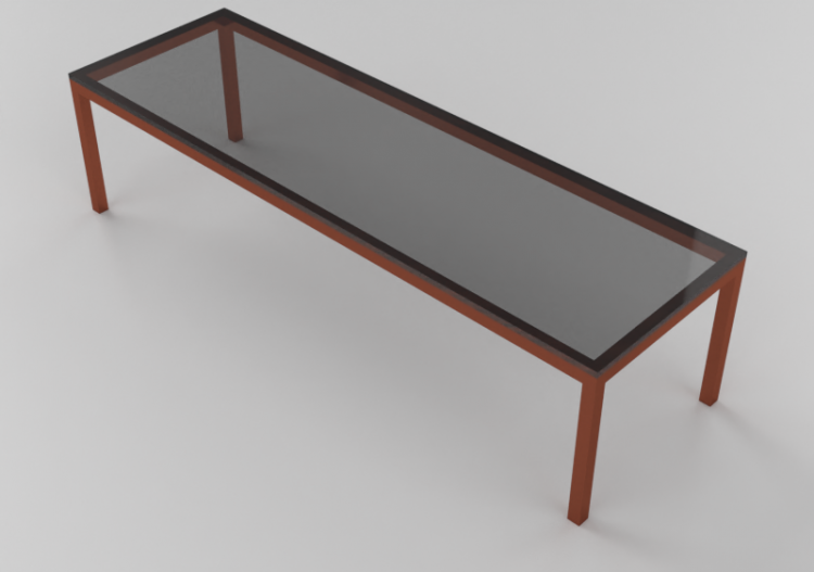 3D Tables - Rectangular table - Sierra - Brasilidades -...