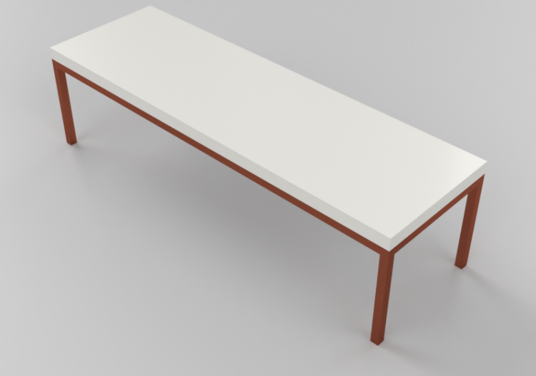 3D Tables - Rectangular table - Sierra - Brasilidades -...