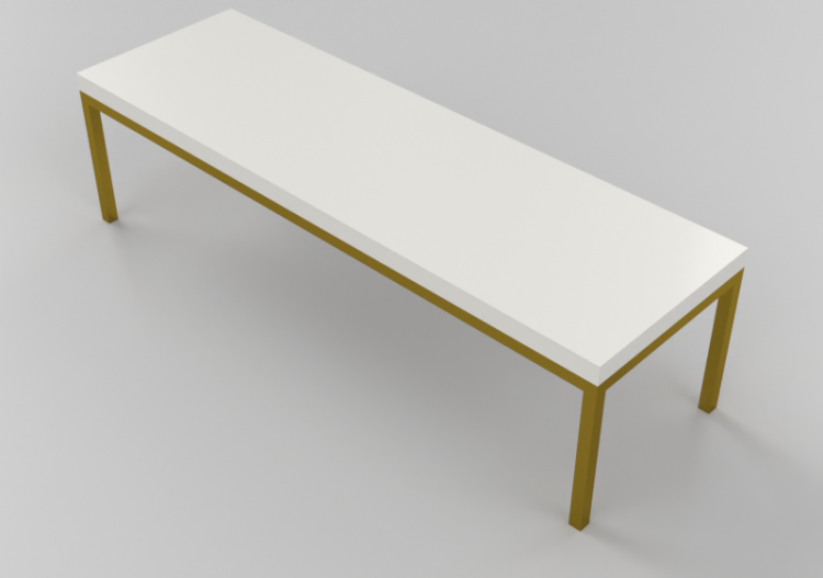 3D Tables - Rectangular table - Sierra - Brasilidades -...