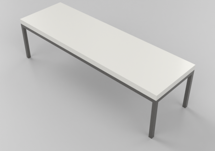 3D Tables - Rectangular table - Sierra - Brasilidades -...
