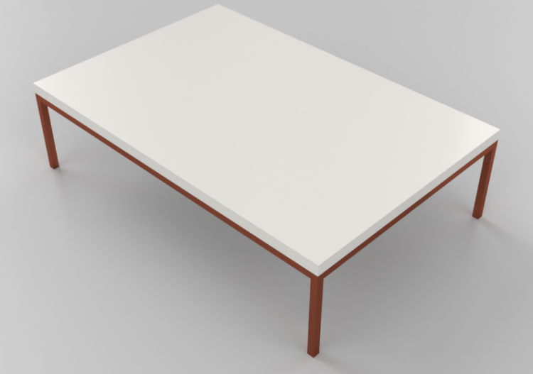 3D Tables - Rectangular table - Sierra - Brasilidades -...