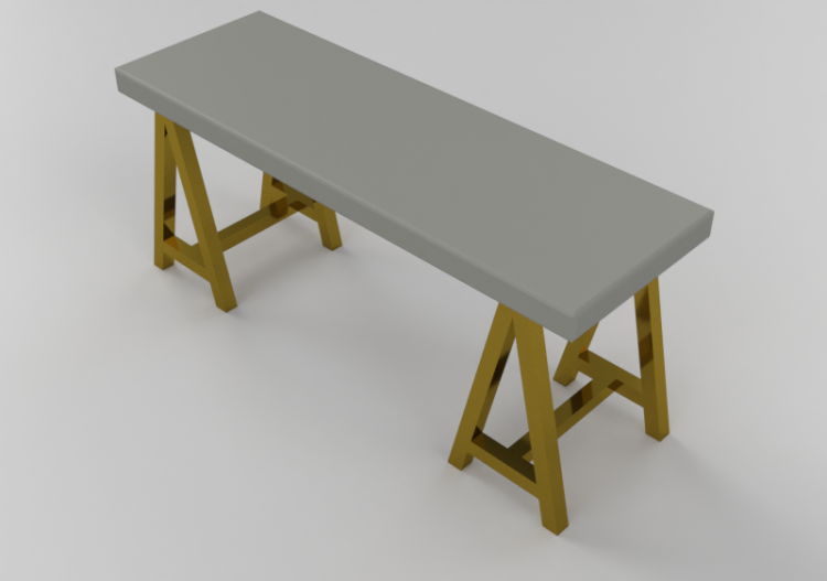 3D Tables - Rectangular table - Sierra - Brasilidades -...
