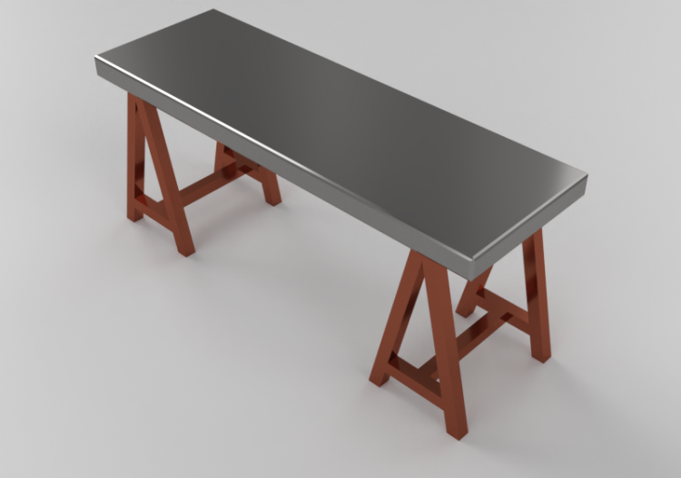 3D Tables - Rectangular table - Sierra - Brasilidades -...