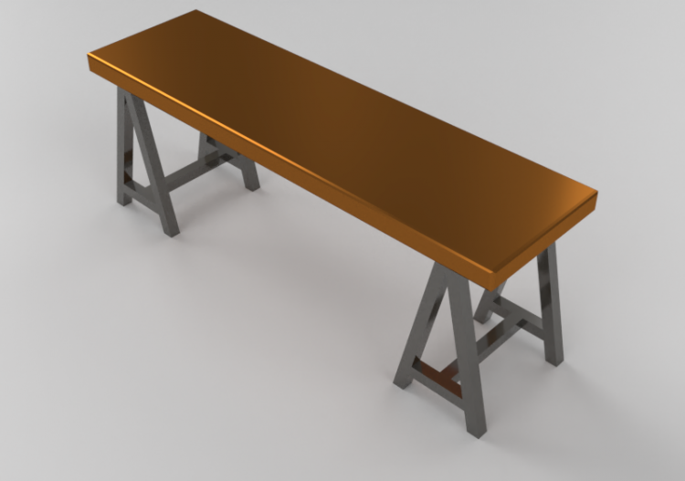 3D Tables - Rectangular table - Sierra - Brasilidades -...