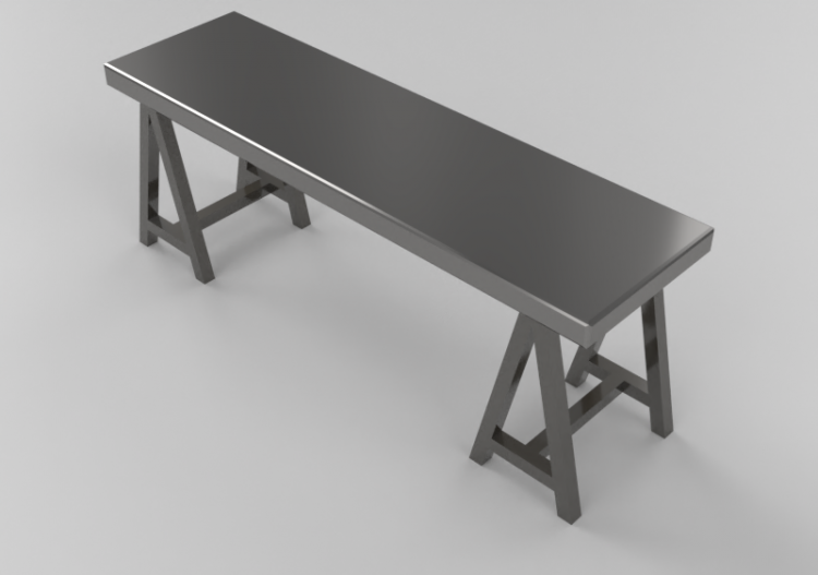 3D Tables - Rectangular table - Sierra - Brasilidades -...