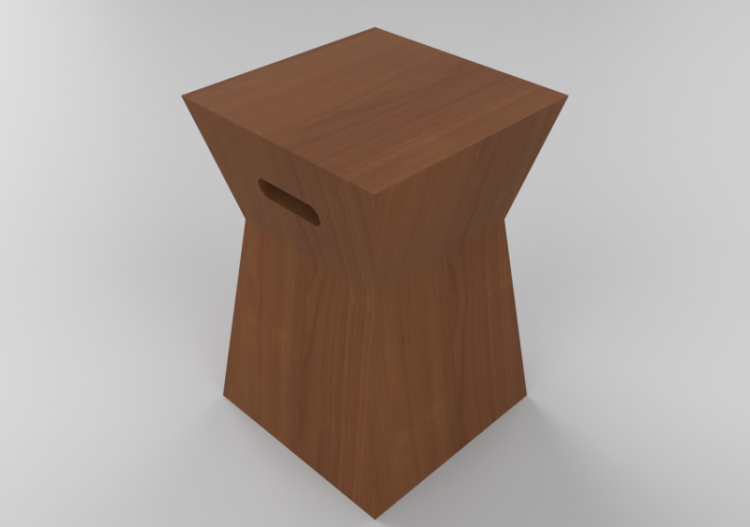 Chaises 3D - Tabouret bas - Sierra - Brasilidades - E45708...