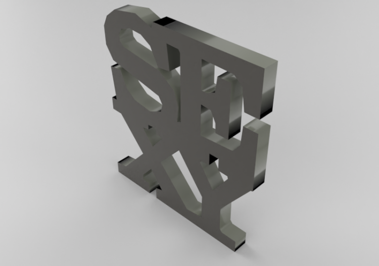 Accessori 3D - Scritta ornamentale - Sierra - Emporio -...