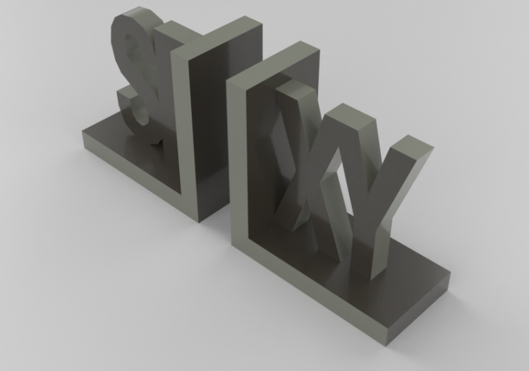 Accesorios 3D - Escritura ornamental - Sierra - Emporio -...