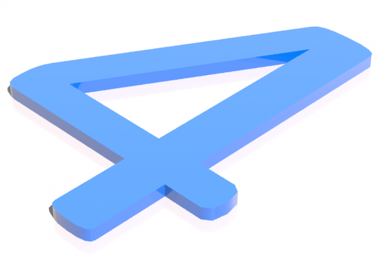 Impressões 3D - QUATTRO - Numeri 3D - MCDesign - ACCA...
